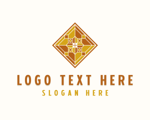 Interior Design - Pavement Tile Flooring logo design