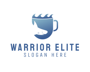 Mug - Shark Wave Drink logo design