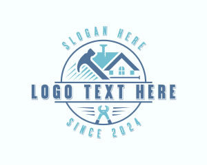 Remodeling - Repairman Carpentry Handyman logo design