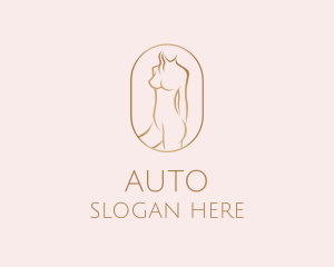 Naked - Elegant Sexy Body logo design