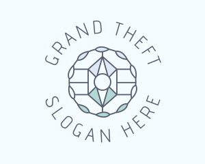 Diamond - Crystal Gemstone Jewelry logo design