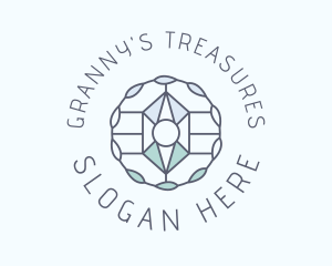 Crystal Gemstone Jewelry logo design