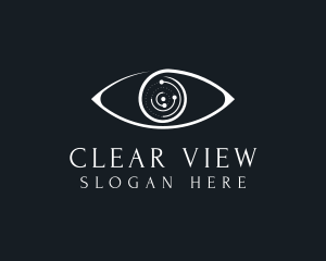 Vision - Astronomy Eye Vision logo design