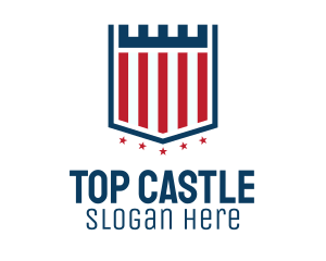 American Castle Shield logo design