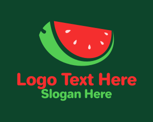 Fresh Watermelon Slice  Logo