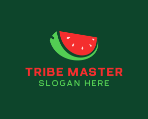 Fresh Watermelon Slice  logo design