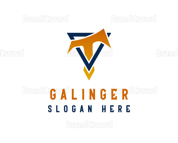 Gamer Streamer Letter T Logo