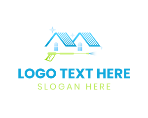 Apartment - Home Cleaning Service logo design