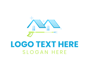 Real Estate - Home Cleaning Service logo design