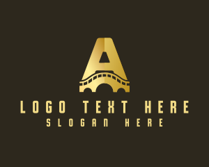 Engineering - Architecture Arch Developer Letter A logo design
