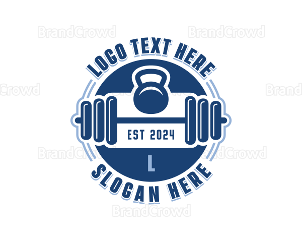 Barbell Fitness Weights Logo