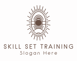 Training - Gym Kettlebell Training logo design