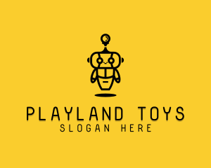 Toy - Game Robot Bot Toy logo design