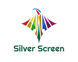 Colorful Kite Bird logo design