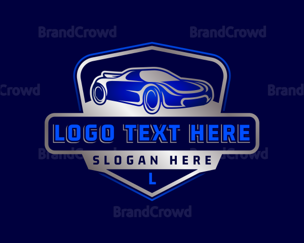 Motorsport Car Garage Logo