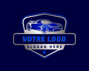 Driving - Motorsport Car Garage logo design