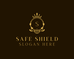 Crown Shield Royal logo design