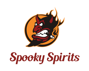 Halloween - Smoking Devil Halloween logo design