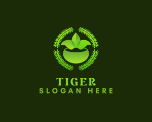 Vegetarian - Herb Spice Leaf logo design