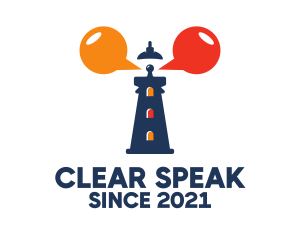 Speak - Lighthouse Talk Tower logo design