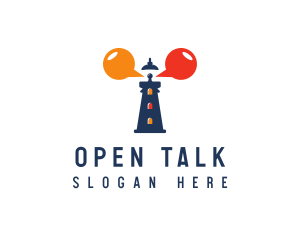 Lighthouse Talk Tower logo design