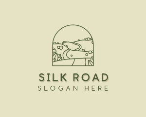 Hill Road Outline logo design