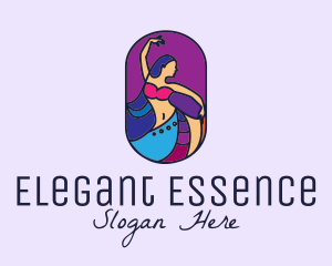 Graceful - Belly Dancer Dancing logo design