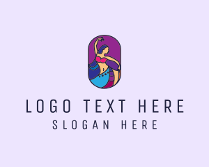 Leisure - Belly Dancer Dancing logo design