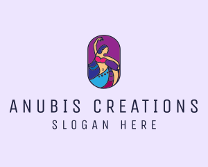 Belly Dancer Dancing logo design