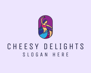 Belly Dancer Dancing logo design