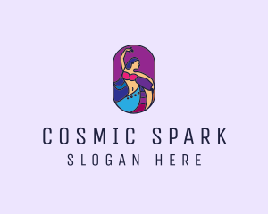 Belly Dancer Dancing logo design