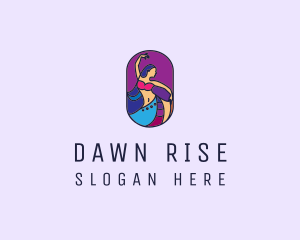 Belly Dancer Dancing logo design