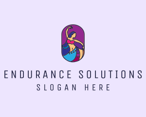 Belly Dancer Dancing logo design