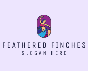 Belly Dancer Dancing logo design