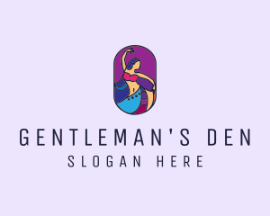 Belly Dancer Dancing logo design