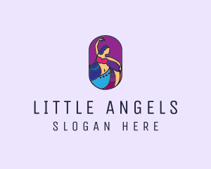 Belly Dancer Dancing logo design