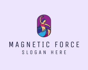 Belly Dancer Dancing logo design