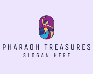 Belly Dancer Dancing logo design