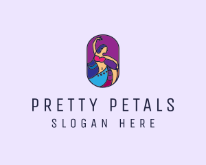 Belly Dancer Dancing logo design