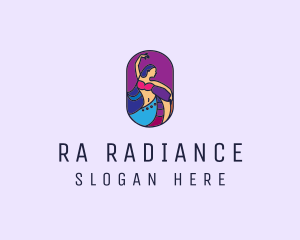 Belly Dancer Dancing logo design