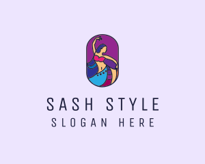 Belly Dancer Dancing logo design