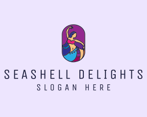 Belly Dancer Dancing logo design