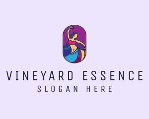 Belly Dancer Dancing logo design