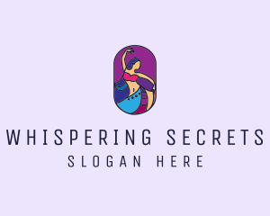 Belly Dancer Dancing logo design