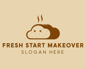 Angry Hot Bread logo design