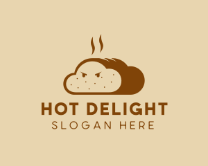 Angry Hot Bread logo design