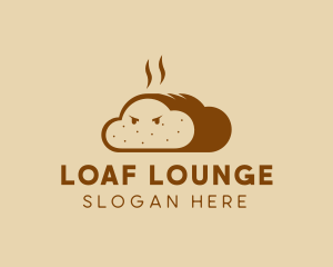 Loaf - Angry Hot Bread logo design