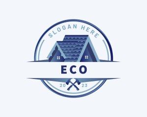 Home Roof Carpentry Renovation Logo