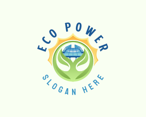 Renewable - Sustainable Solar Energy logo design