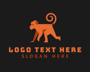 Brand - Orange Primate Brand logo design